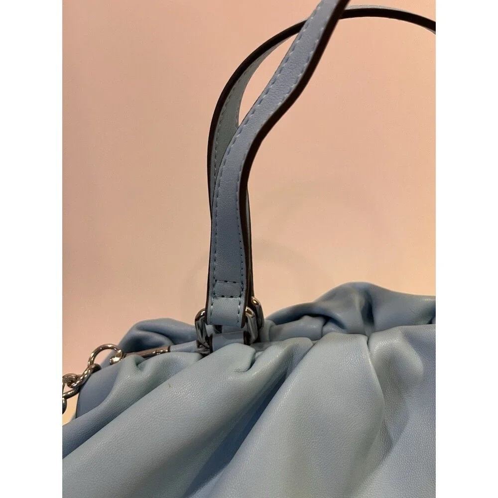 INC International Concepts Shoulder Crossbody Satchel Vegan Purse Bluebell NWOT